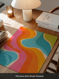 Bunte Wellen abstrakt