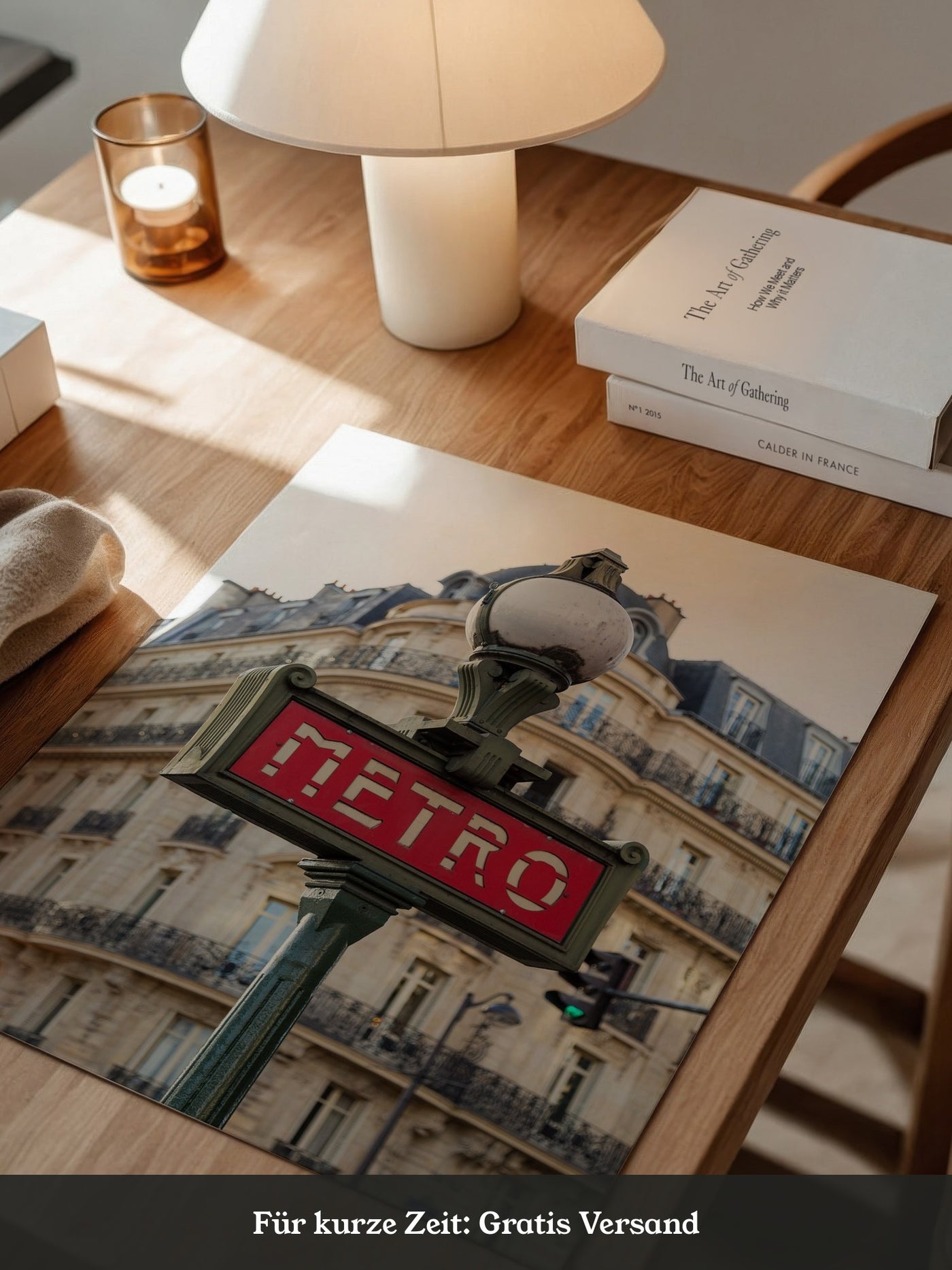 Pariser Metro Zeichen Vintage