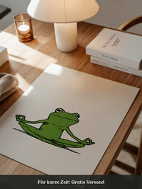 Frosch Meditation Gelassenheit