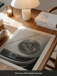 Porsche Scheinwerfer Detailaufnahme