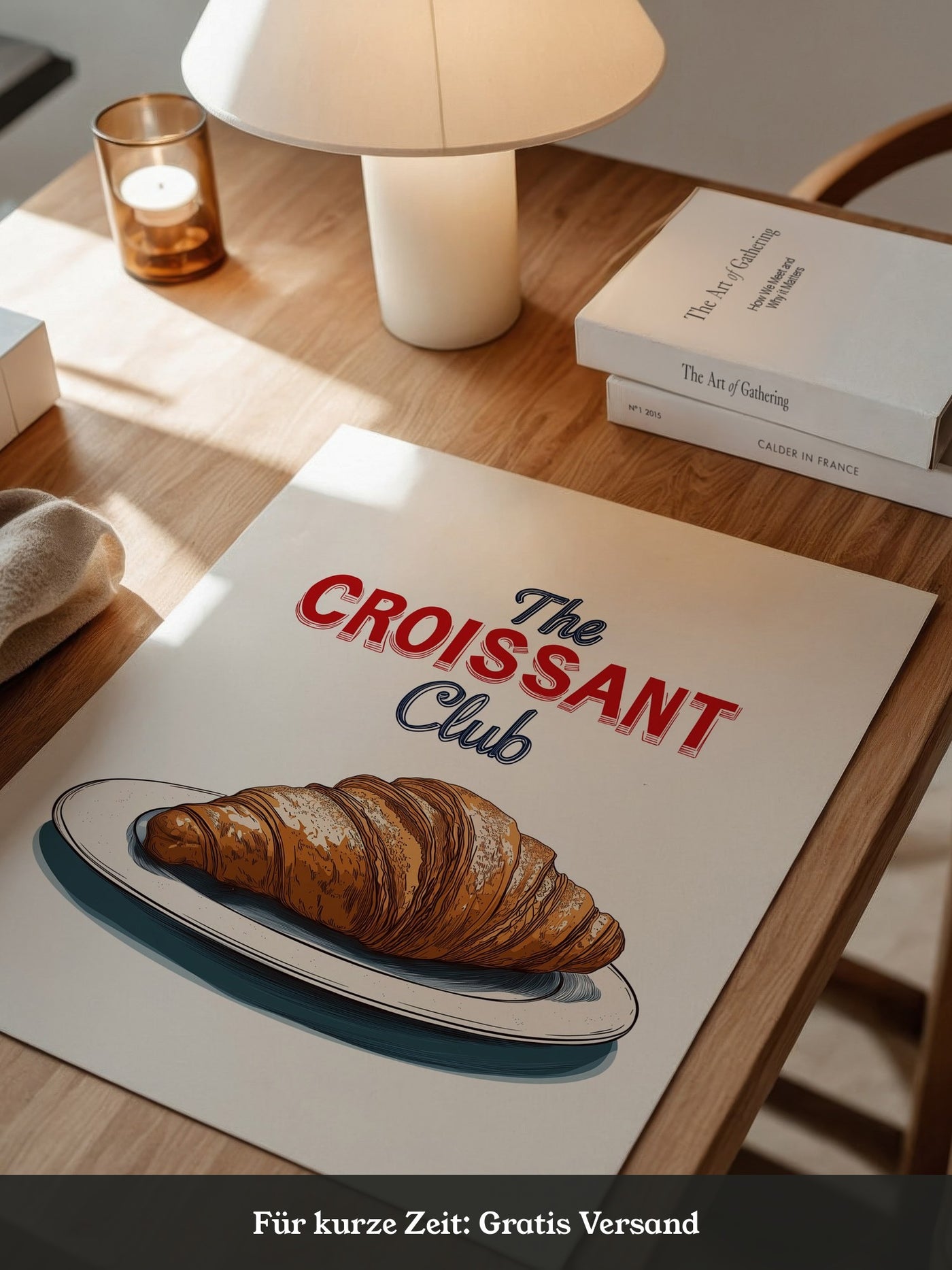 Croissant Club Retro-Stil
