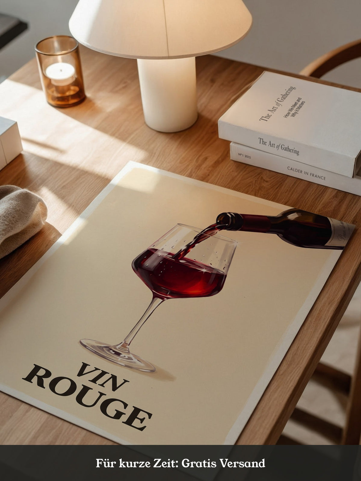 Weinglas Rotwein Illustration