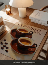 Espresso Tassen malerisch