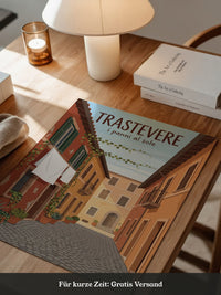 Trastevere Illustration Gasse
