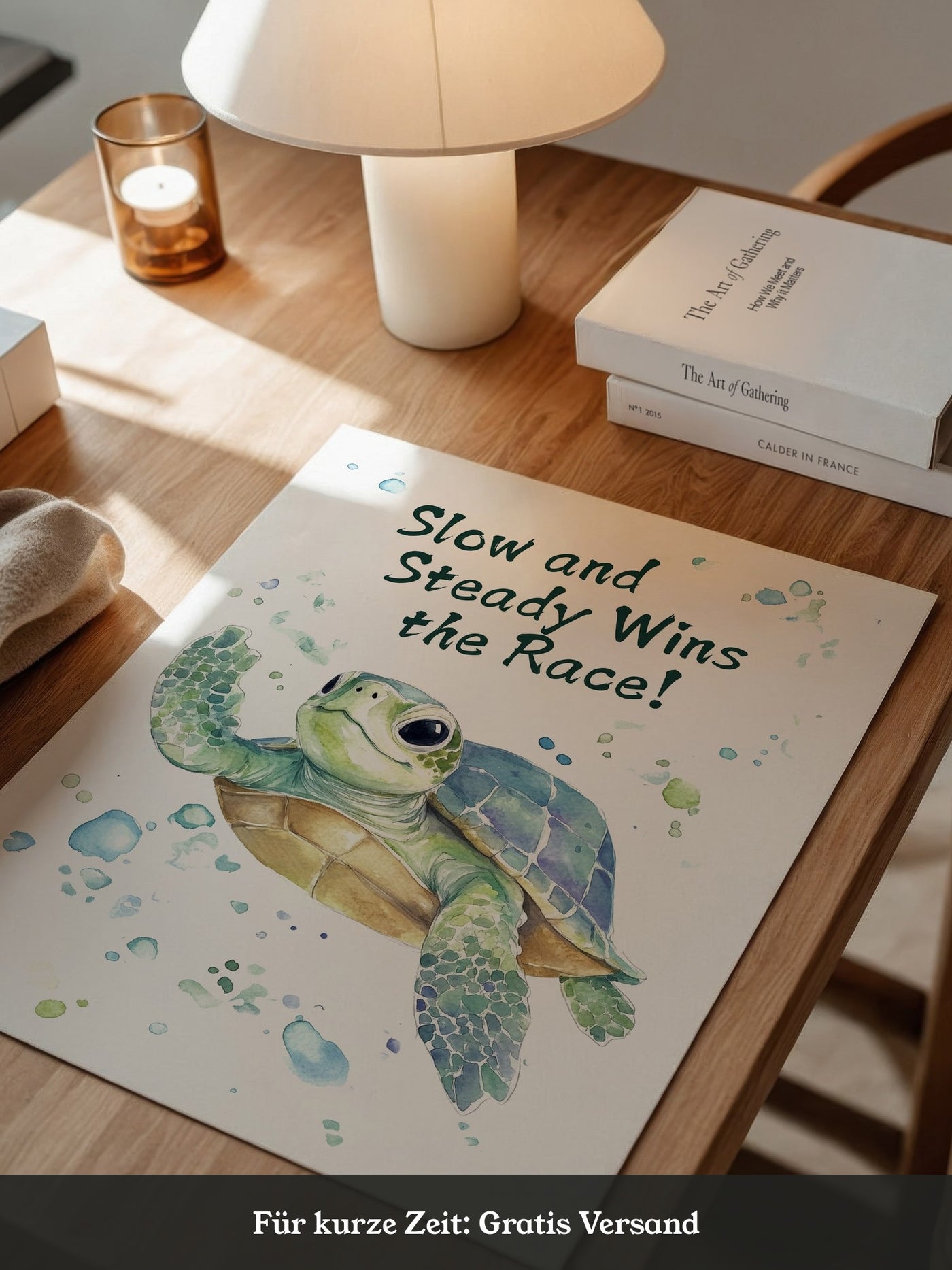 Schildkröte Aquarell pastellfarben