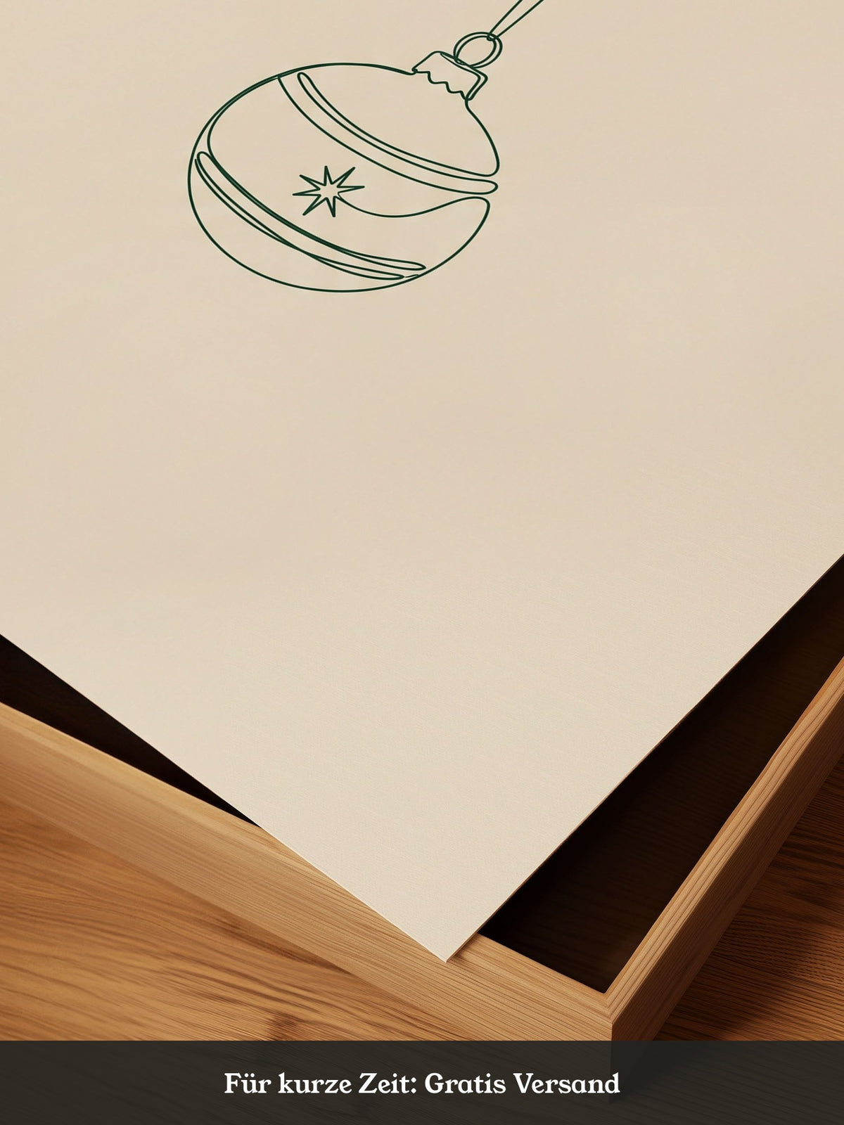 Weihnachtskugel Minimalistisch