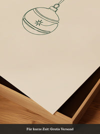 Weihnachtskugel Minimalistisch
