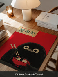 Kawaii Vogel Sushi Rot