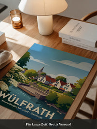 Wülfrath Stadtansicht Pastell
