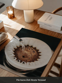 Kaffeefilter Nahaufnahme Gießen