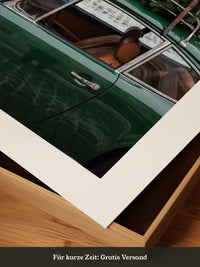 Grünes Sportwagen Retro