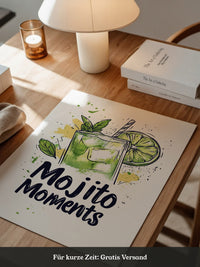 Mojito Glas Aquarellspritzer
