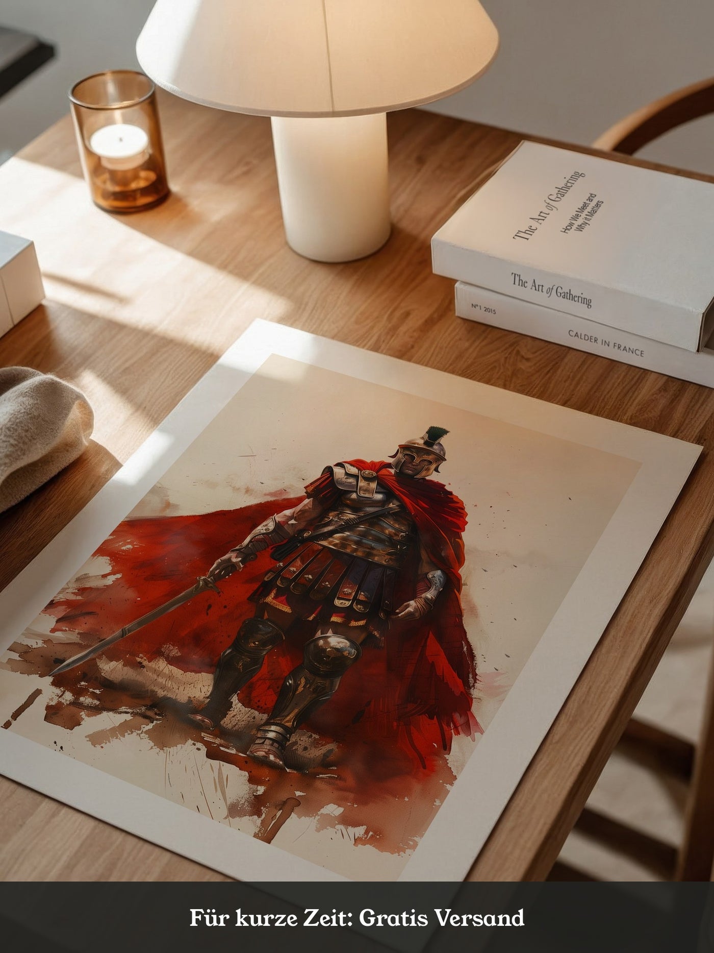 Römischer Soldat roter Umhang