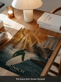 Surfen Herbstlicht Munich