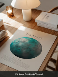 Uranus Eisriese Aquarelloptik