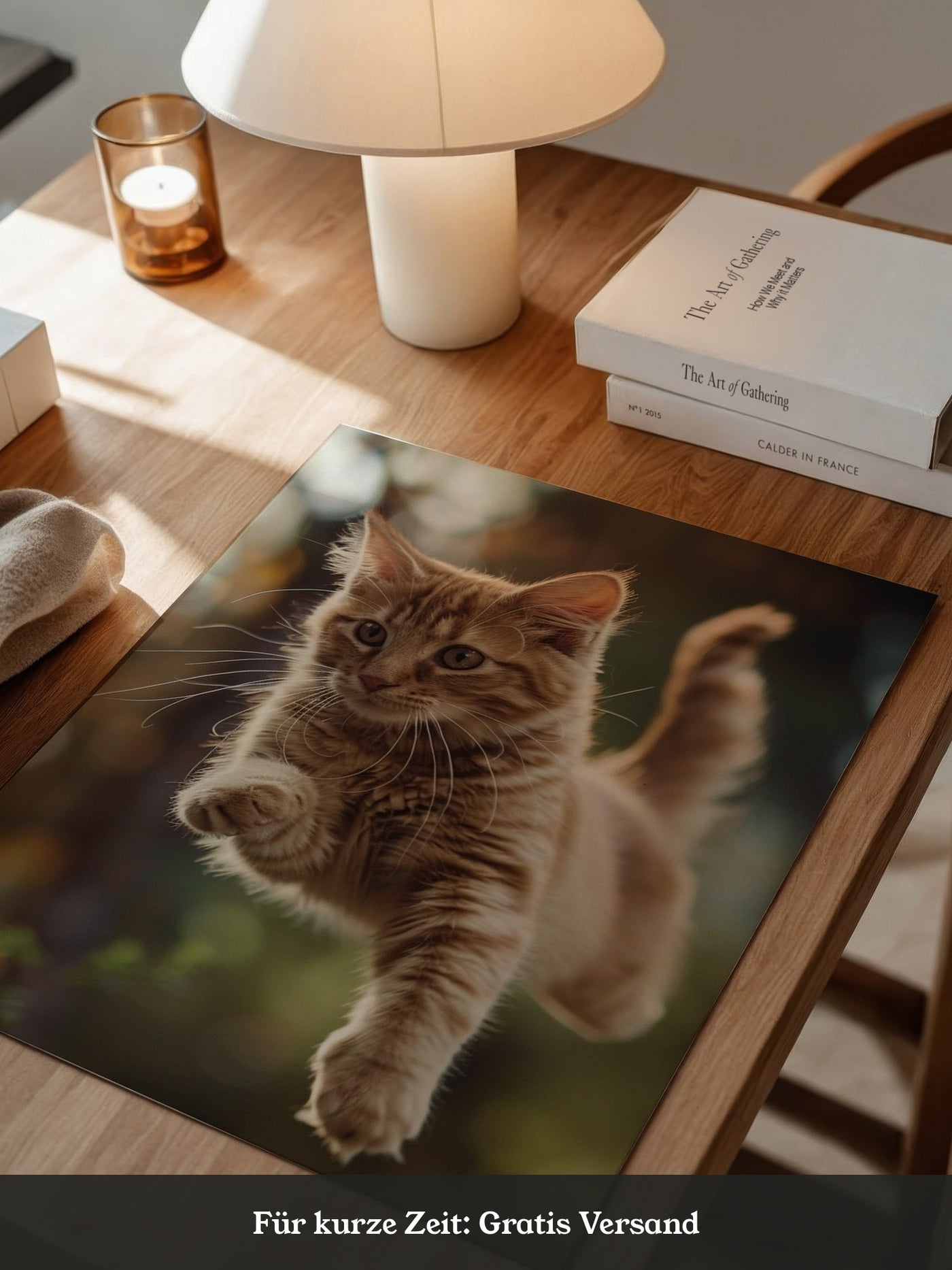 Springende Katze dynamisch