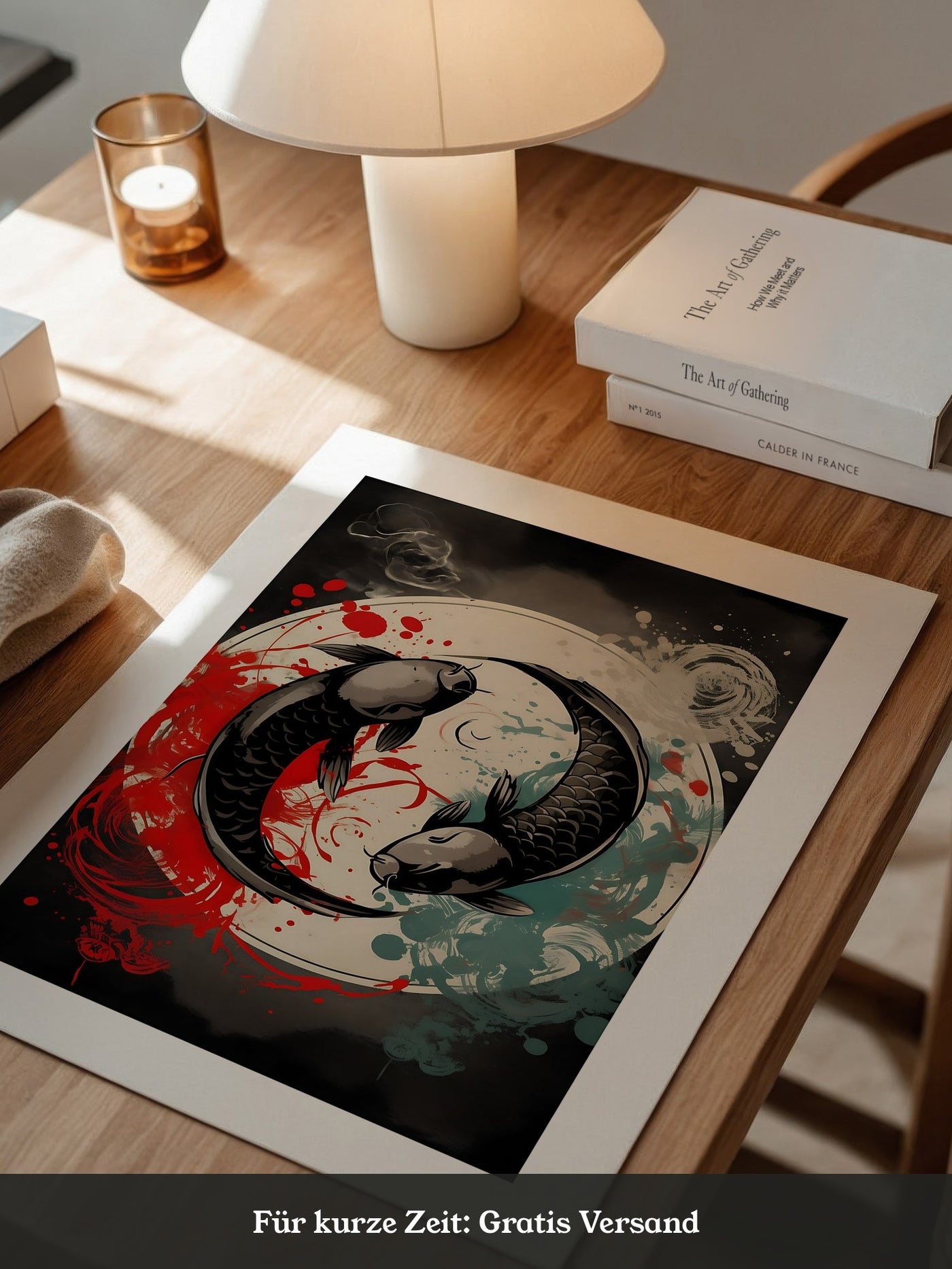 Koi Yin Yang Farbenpracht
