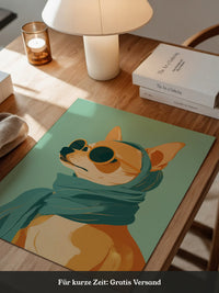 Shiba Hund Retro Look