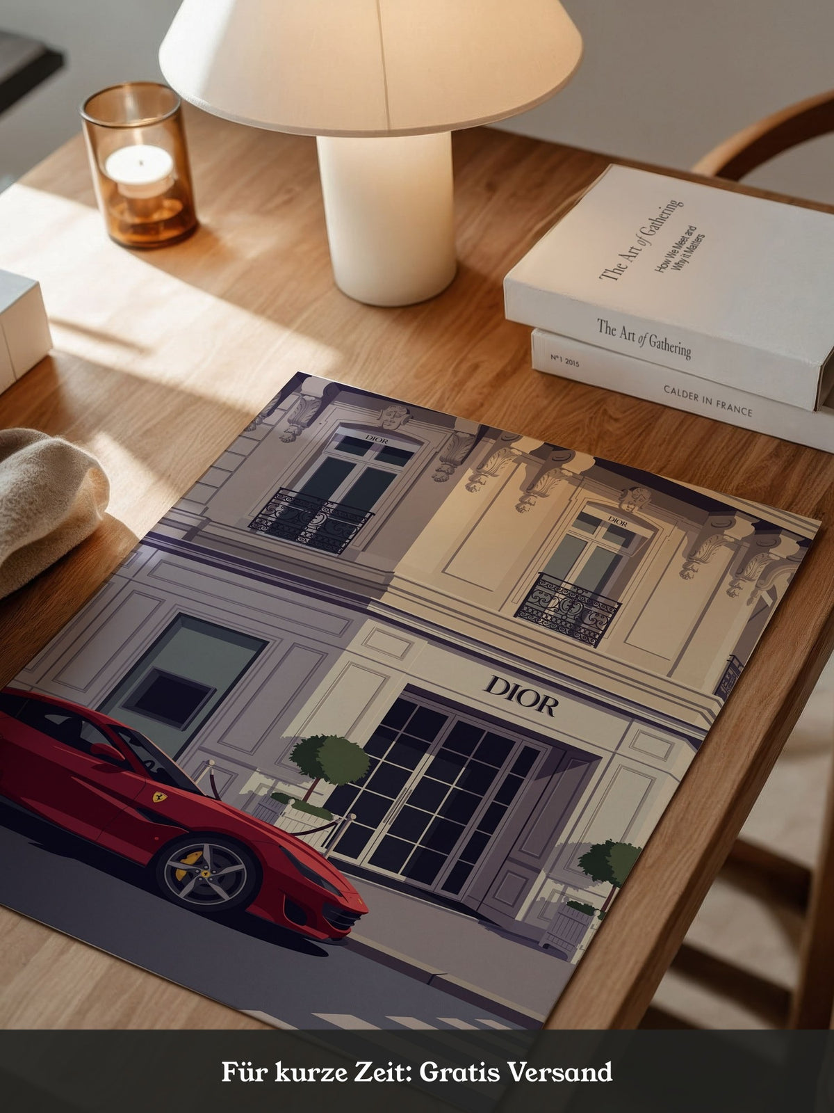 Roter Sportwagen Luxus Illustration