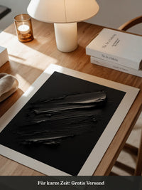Schwarze Pinselstriche Textur