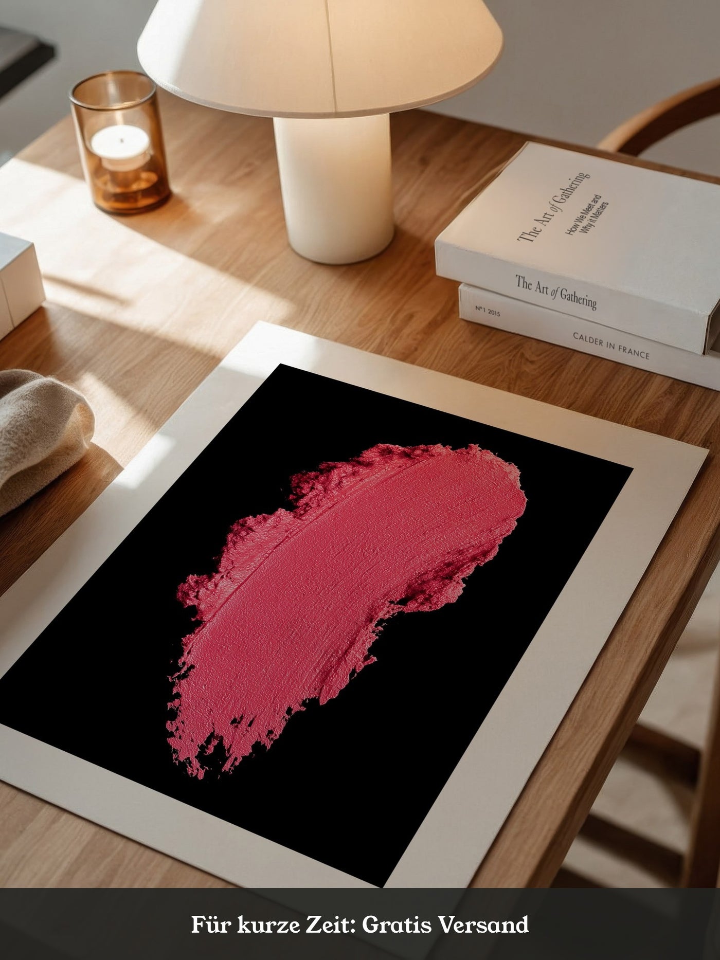 Pinselstrich Pink Textur