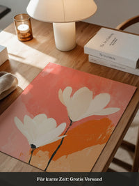 Blüten Rosa Orange Abstrakt