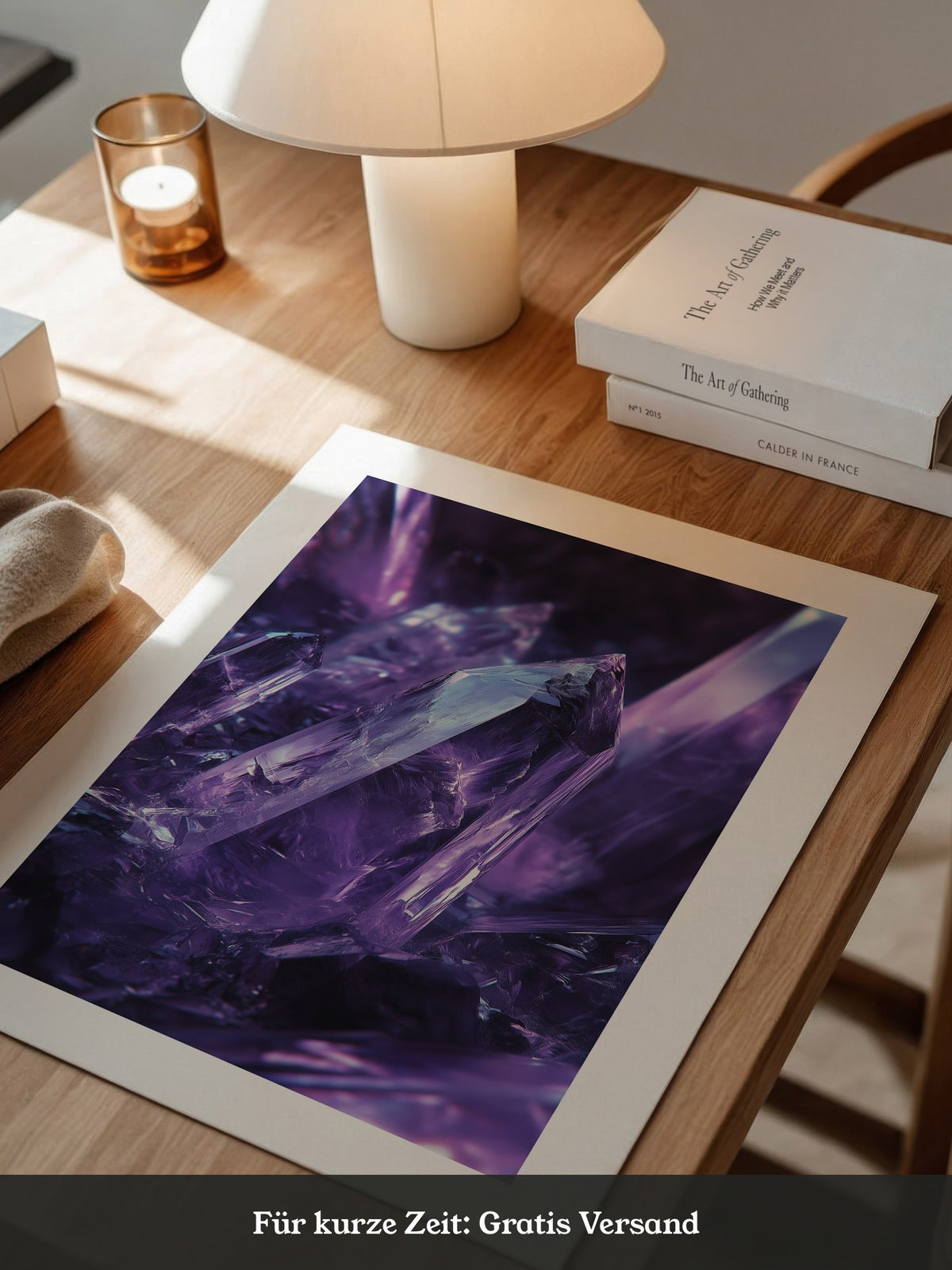 Amethyst Kristalle violett