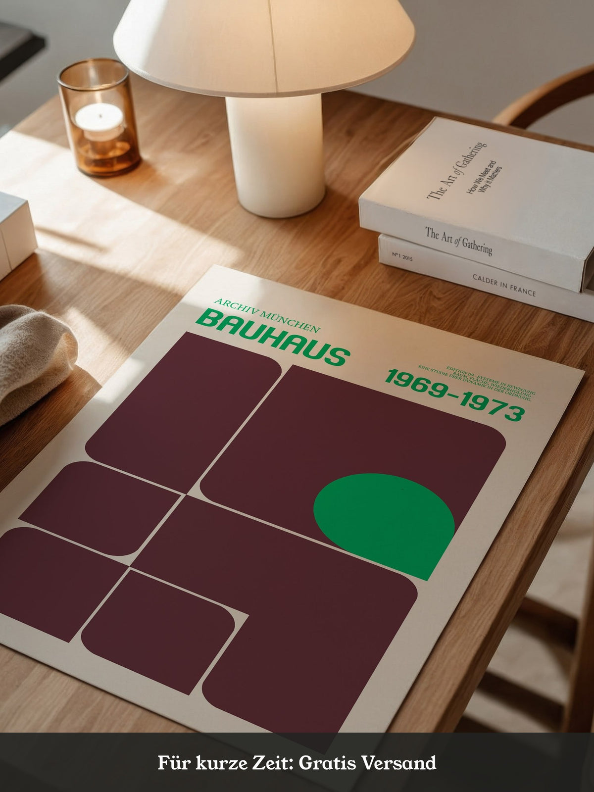 Bauhaus Grafik Retro Farben