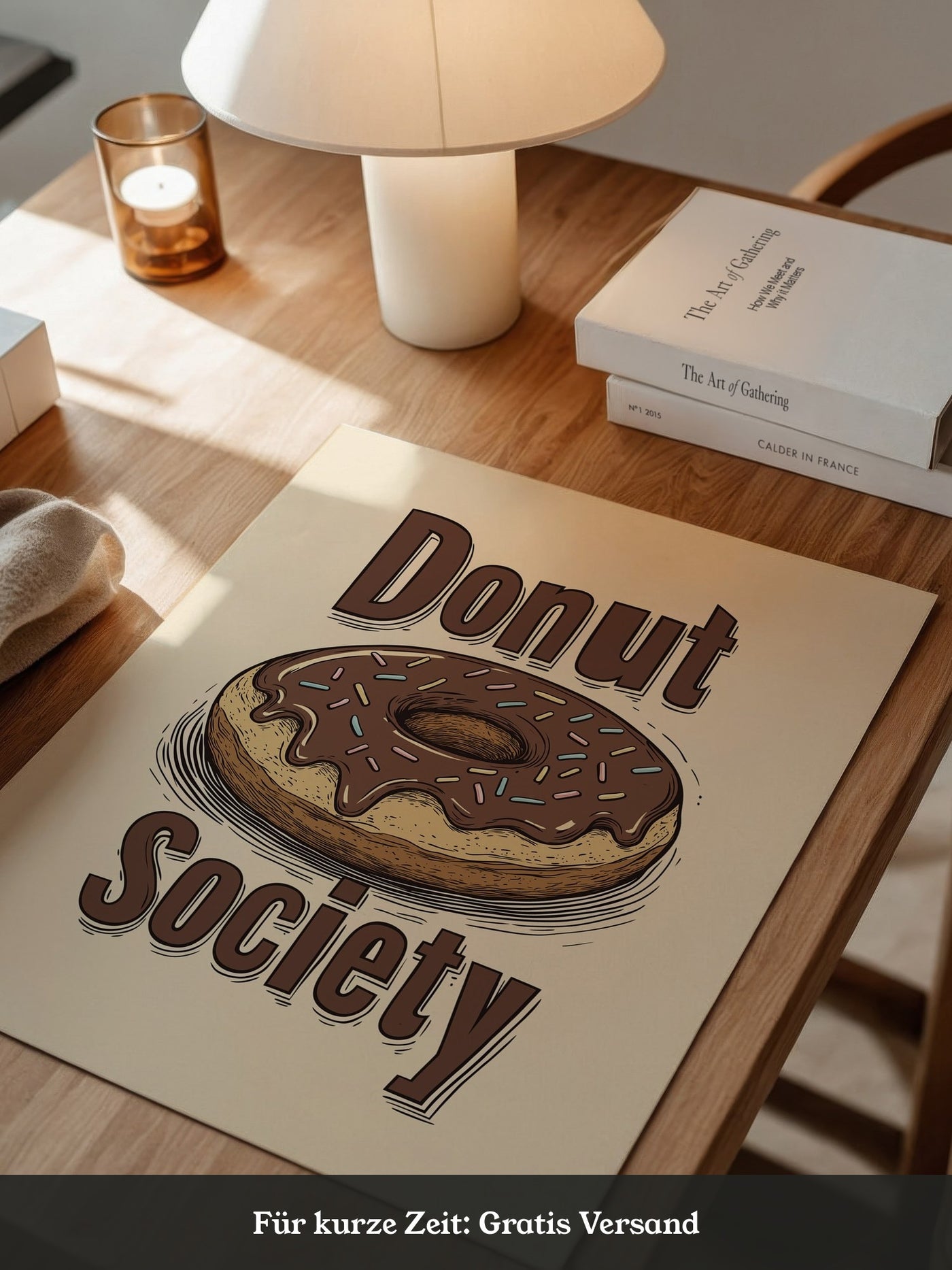 Donut Vintage Illustration