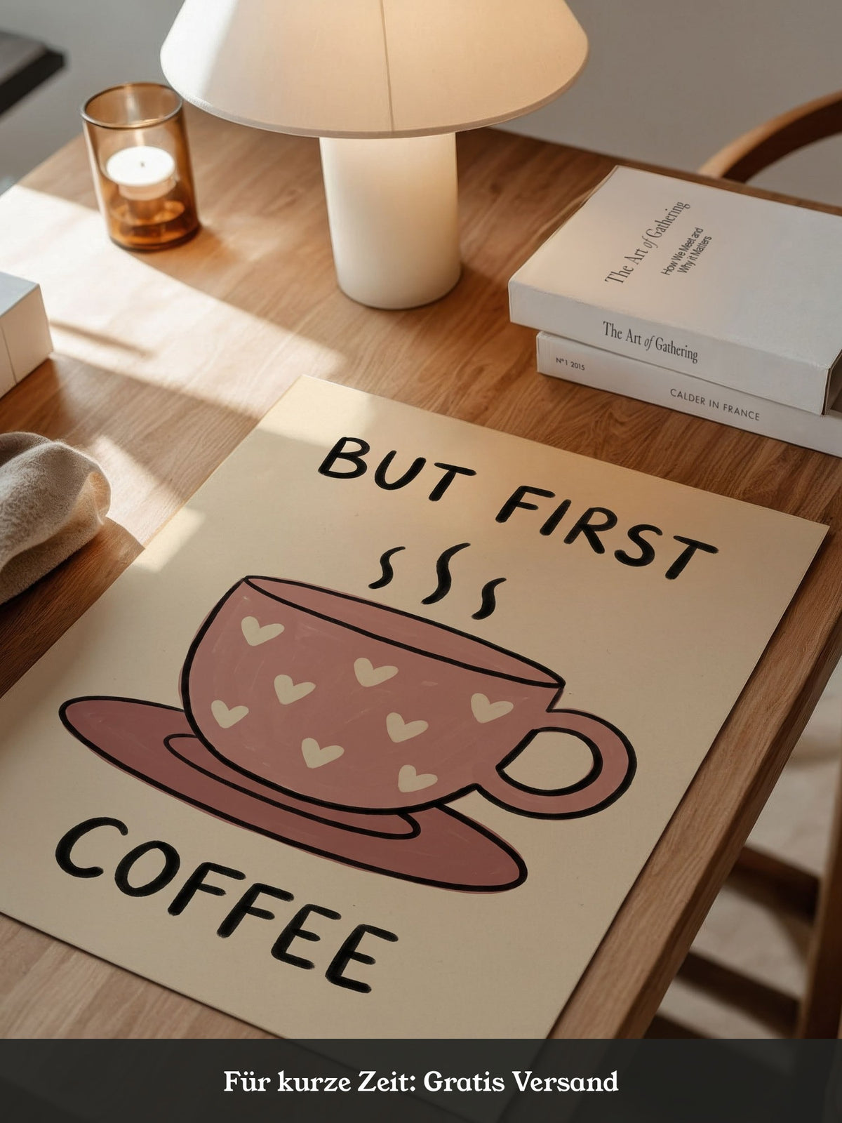 Kaffeetasse Herzen Spruch