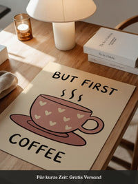 Kaffeetasse Herzen Spruch