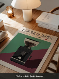 Kaffeemühle Retro Farben