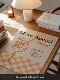 Aperol Cocktail Zeichnung Orange