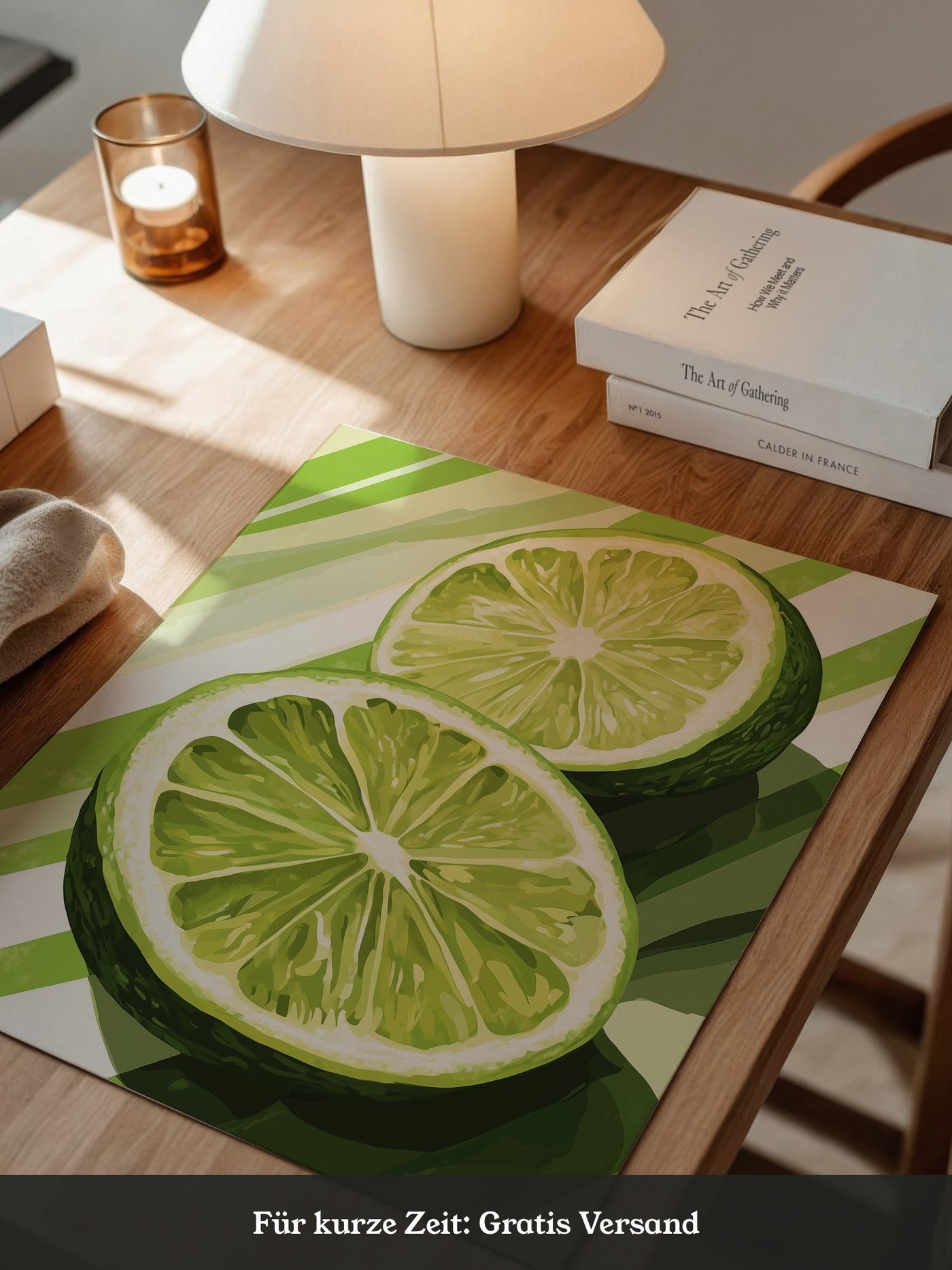 Limetten Streifen Grafik