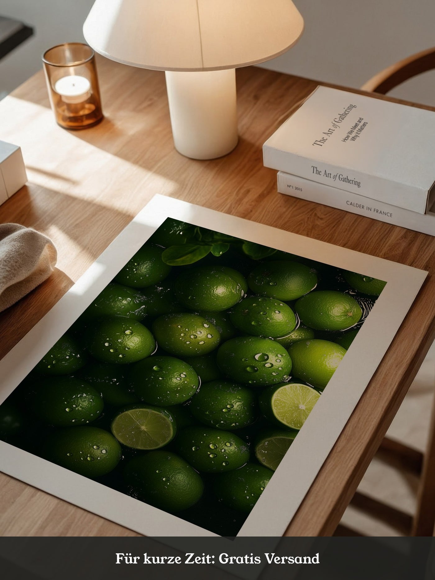 Limetten Nässe Glanz