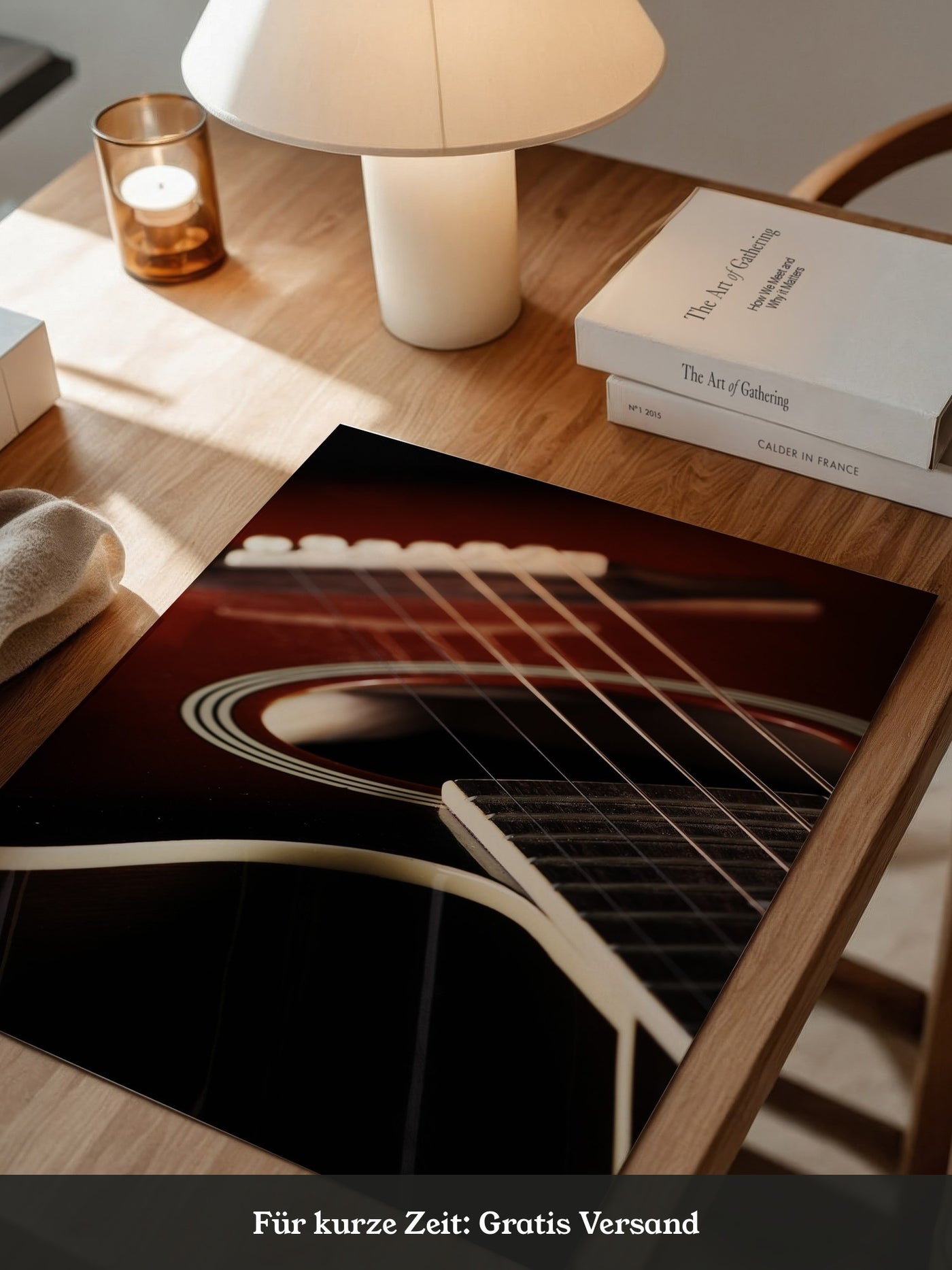 Gitarren Nahaufnahme Schattenlicht