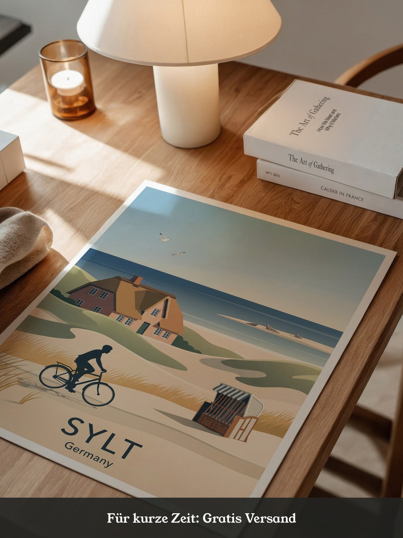 Sylt Radfahrer Dünenromantik