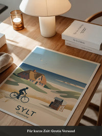 Sylt Radfahrer Dünenromantik