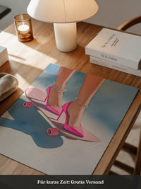 High Heels Skateboard Pink