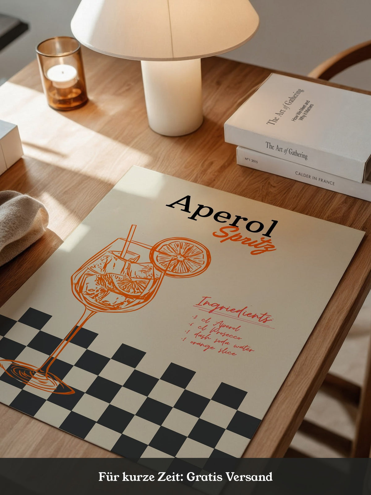 Aperol Spritz Retro Illustration