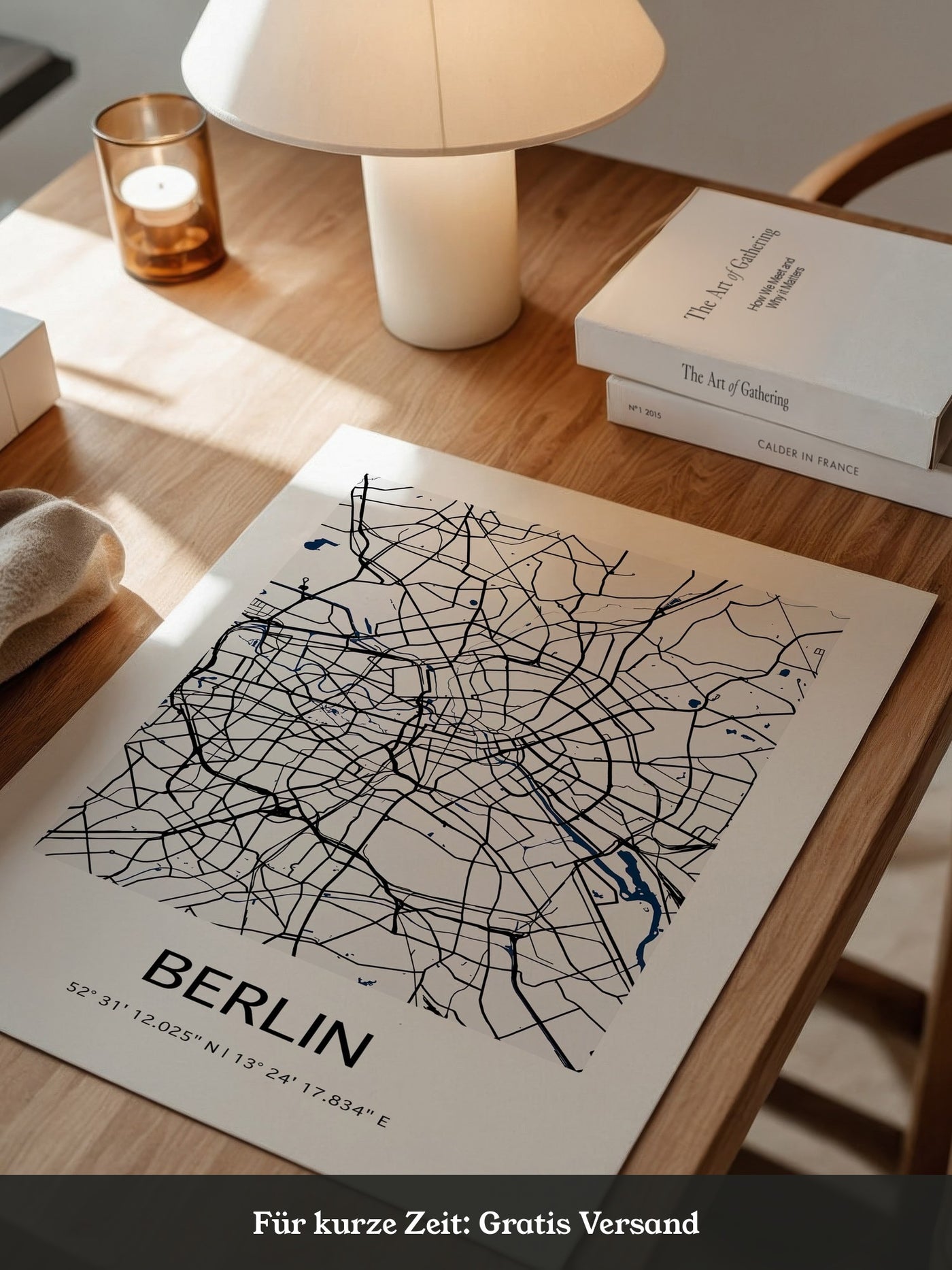 Berlin Stadtplan Schwarz Weiß