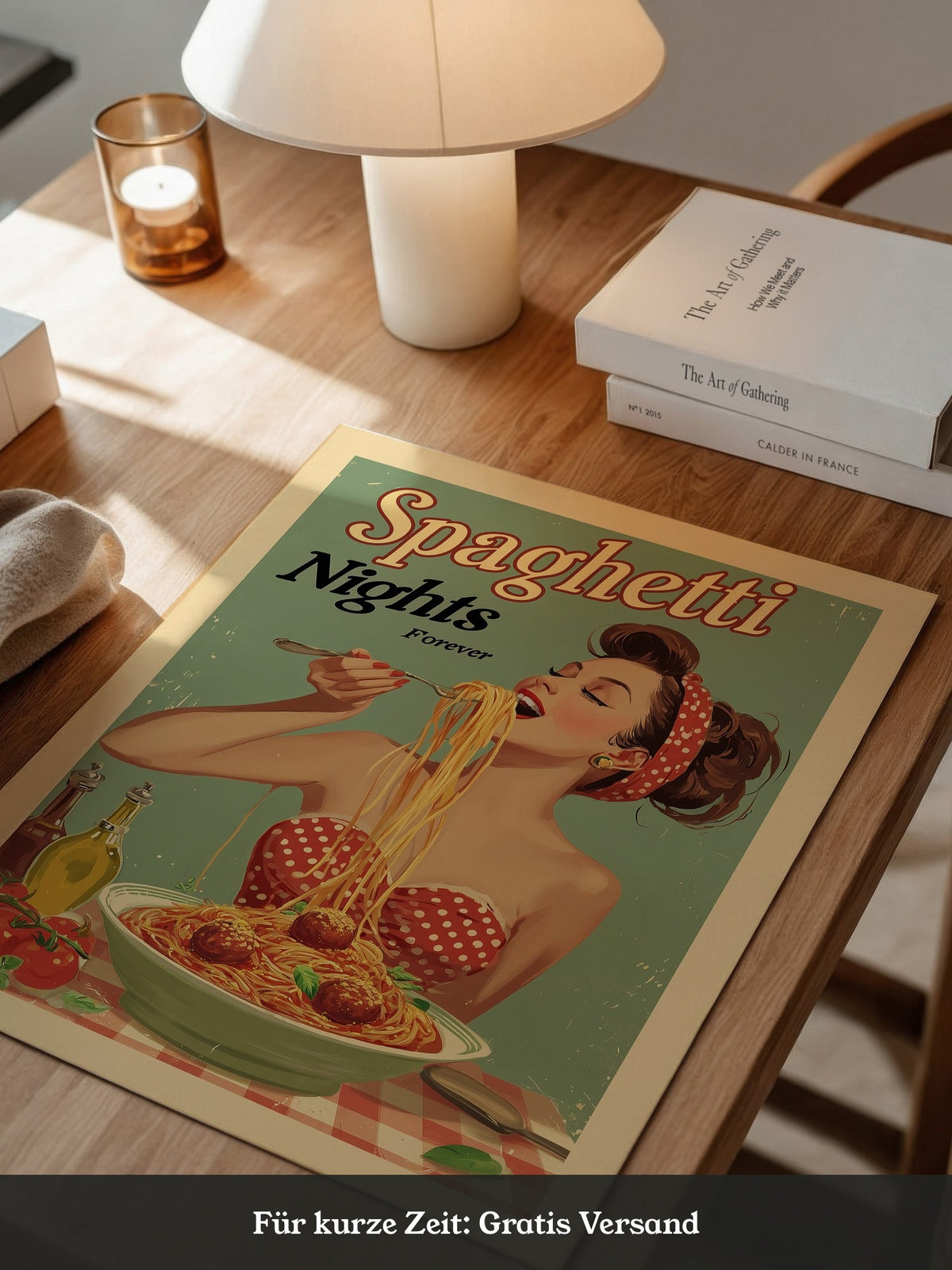 Spaghetti Retro Stil