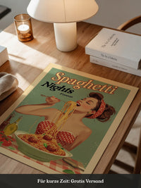 Spaghetti Retro Stil