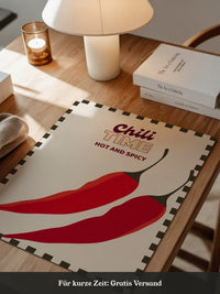 Rote Chili Schoten Illustration