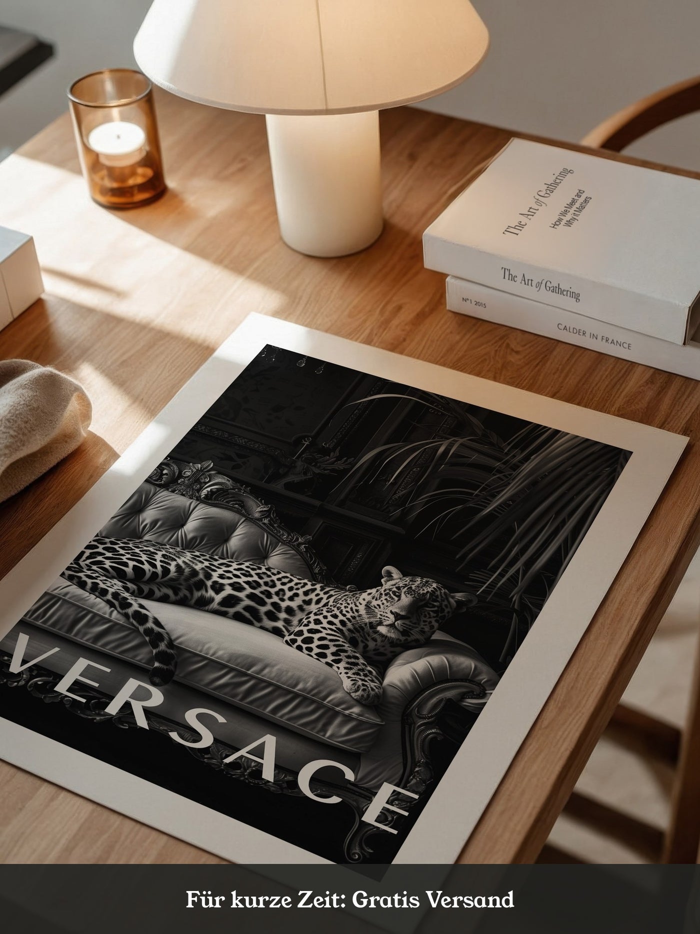 Leopard Sofa Schwarzweiß