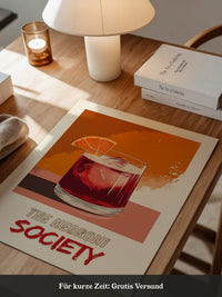 Negroni Cocktail Vintage Stil