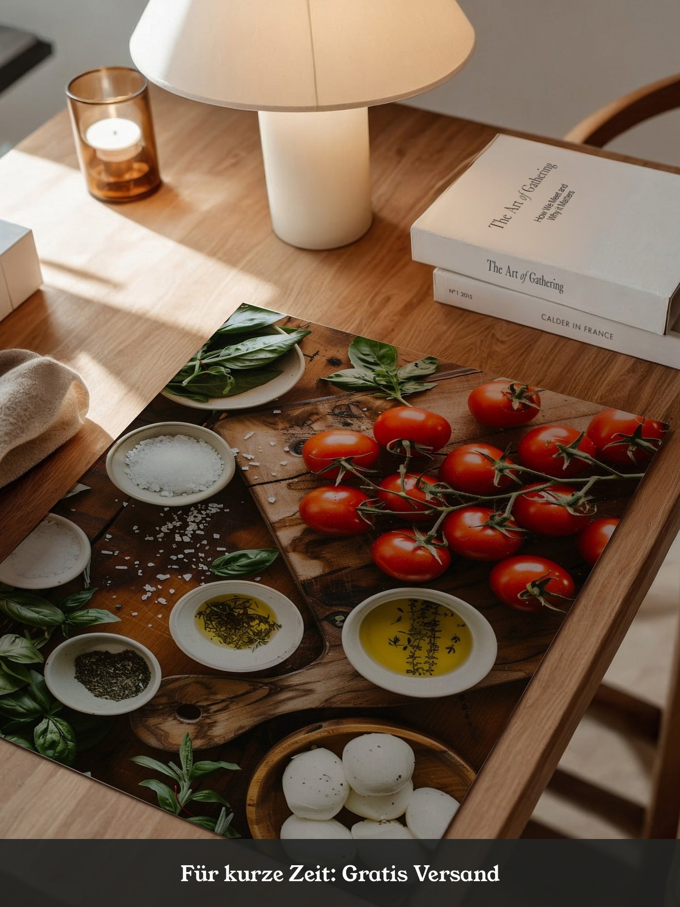 Tomaten Kräuter Holzoptik