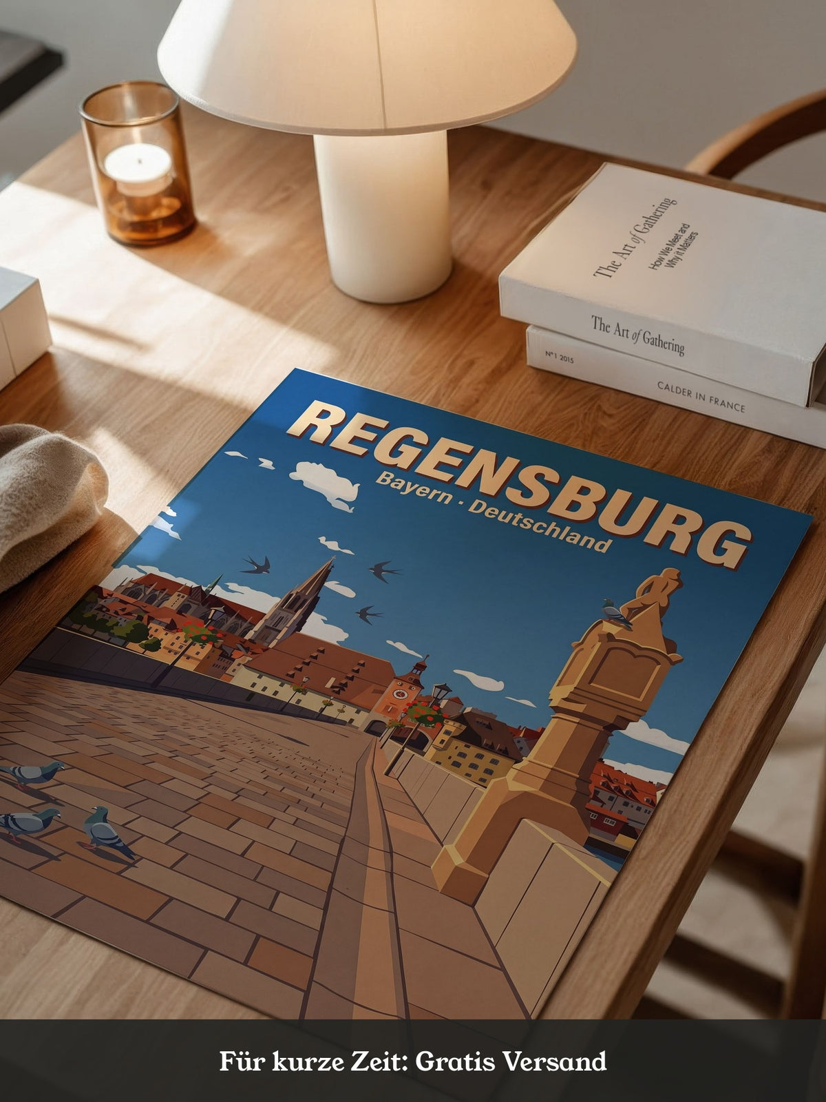 Regensburg Brücke Illustration