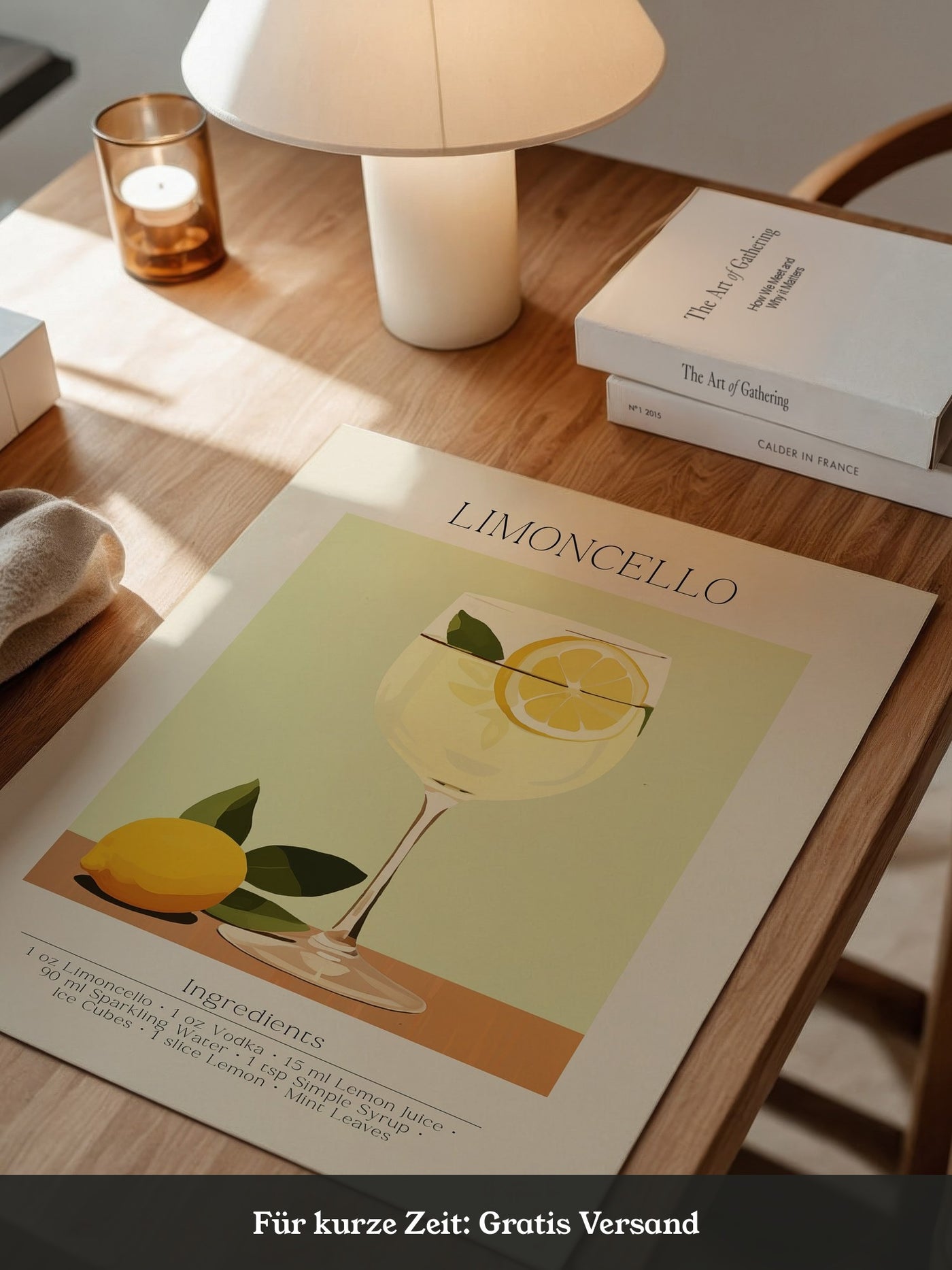 Limoncello Zitrone Pastell