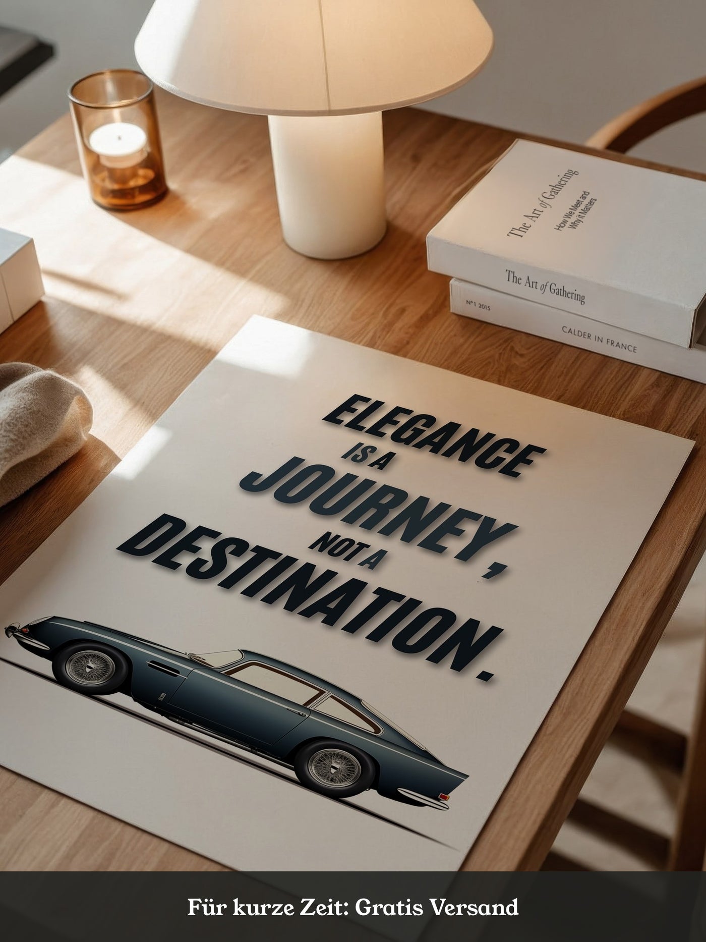 Klassisches Auto Eleganz Blau